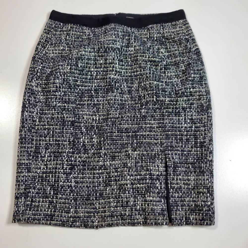 Elegant Rebecca Taylor Tweed Skirt Size 8